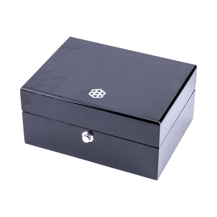 Cajas Cajas de madera brillantes para relojes Caoba Lujo Especial Personalizado Presentación negra Caja de reloj de madera muy altos