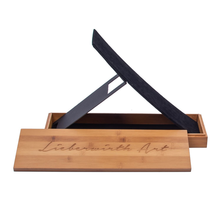 Caja de alquiler de hierbas de madera de bambú con recipiente de almacenamiento de bandejas para rodar para almacenar accesorios para fumar Papeles de rollitos de tubería
