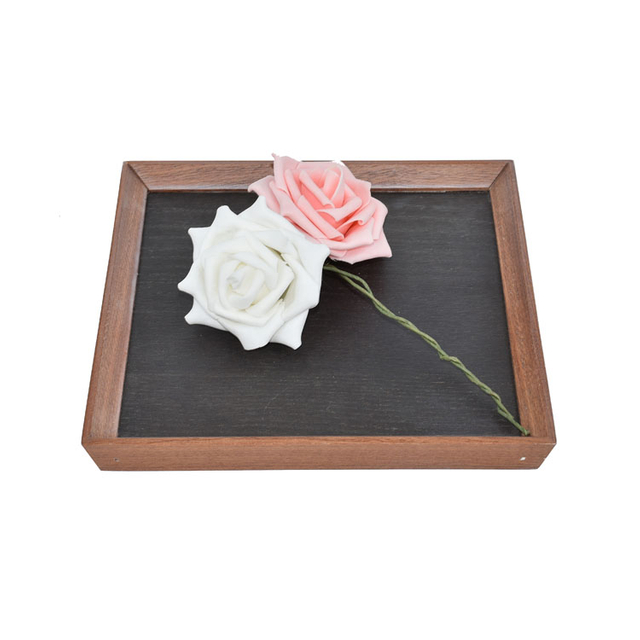 Bandeja de laca de madera MDF Patrón de impresión Hot Selling para restaurantes de hotel al por mayor