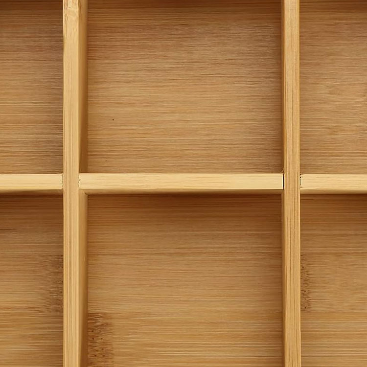 Organizador de bolsas de té de bambú Madera Hot Hot Bag Bag Organizer Organizador de almacenamiento con 6 compartimentos Caja de té de té para estación de café