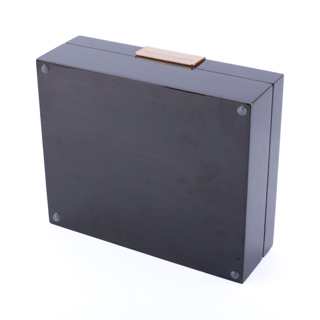 Caja de té de madera Cooper y Co Pickwick Caja de té de madera Pickwick Caja de té de madera rosa