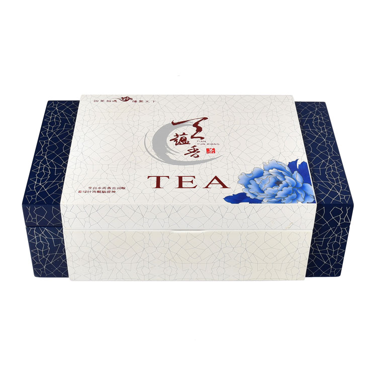 Caja de madera cuadrada de té Cajas de té de madera Caja de anillo de madera al por mayor