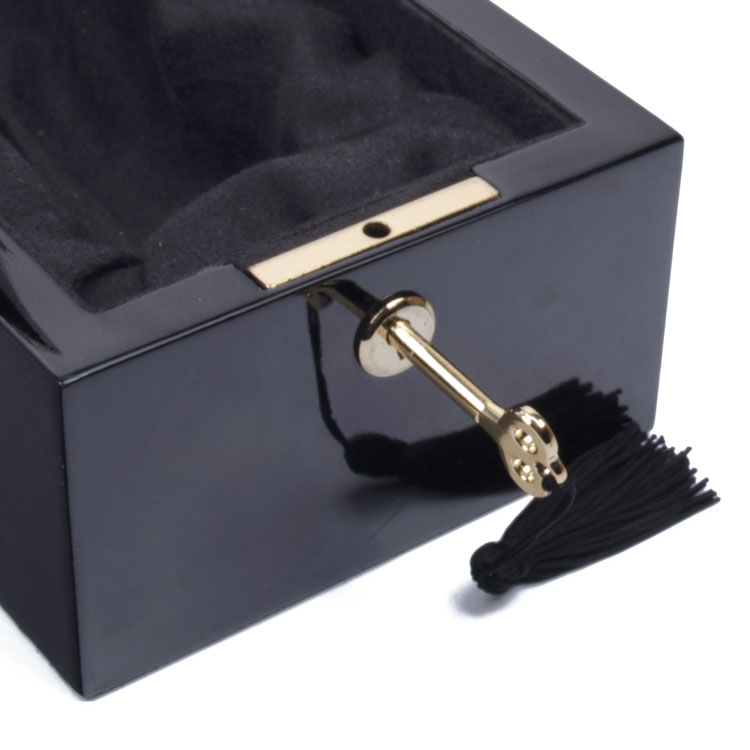 Caja de madera grande de lujo personalizada del paquete del recuerdo de la memoria a granel con la cerradura