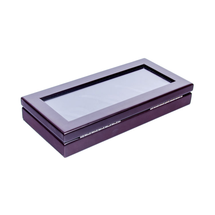 Proveedor de caja de regalo de ventana transparente personalizada de lujo por 3 monedas 
