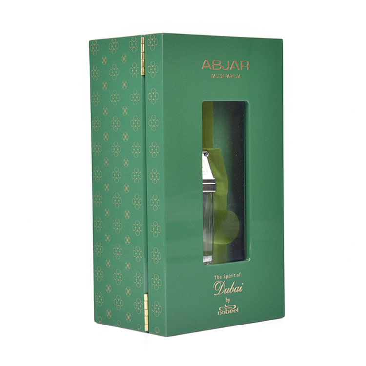 Caja de madera del perfume de lujo del MDF para la caja de almacenamiento de madera de la botella de perfume