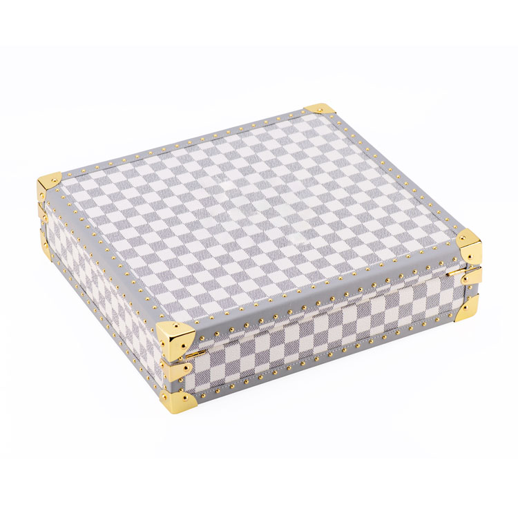 Difusor de lengüeta a máquina, etiqueta de madera, cuero acrílico, rosa, envío de batalla, laca de Piano, caja de Perfume de madera