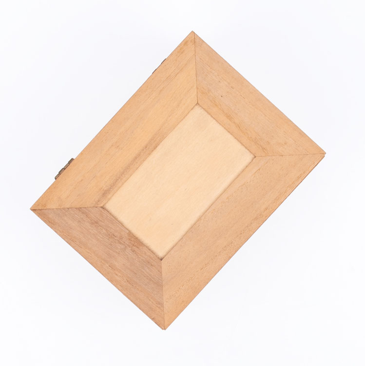 Caja de envasado de regalos de madera de pino inacabado Paulownia
