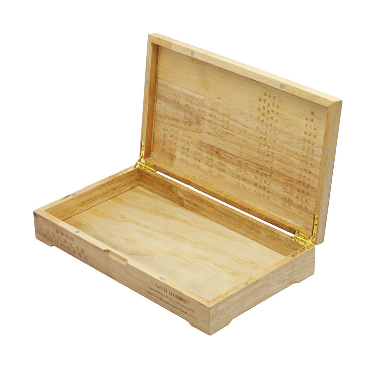 Caja de envasado de queso de madera natural de la forma de corazón al por mayor de corazón al por mayor