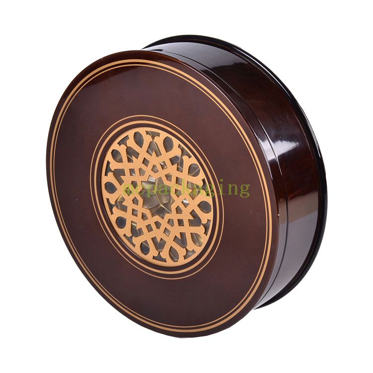 Diseño rígido de medjool con divisores bateel islámico exquisito marco arabia arabia hechas a mano laca laca citas de madera caja