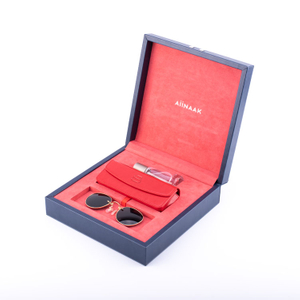 2024 Caja de embalaje de gafas de sol de regalo de madera personalización de cuero