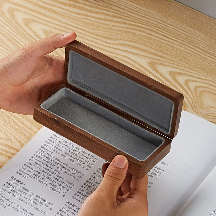 Caja de embalaje de las gafas de sol de gran tamaño de cuero de encargo de las cajas para la caja de embalaje de madera de la exhibición