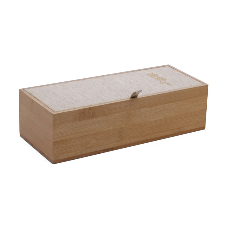 Caja de almacenamiento de té de madera de Acacia, caja de madera para almacenar té, caja de té de madera lacada
