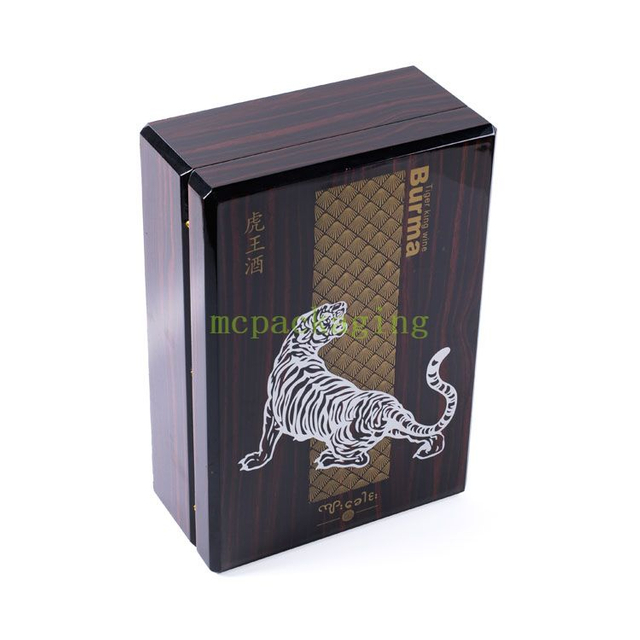 Cilindro de joyería de armario de gabinete Cilindro de vinos plegable de madera.