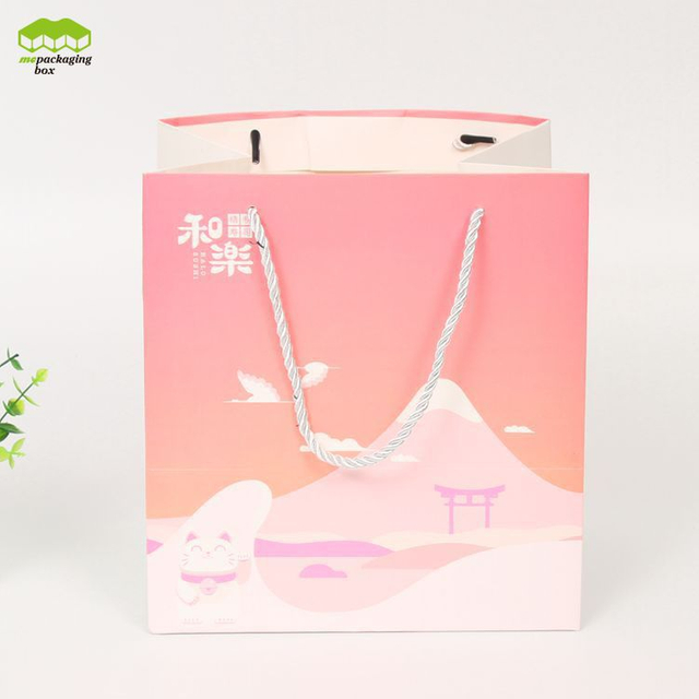 Variar tamaño MOQ bajo personalizar bolsa de papel