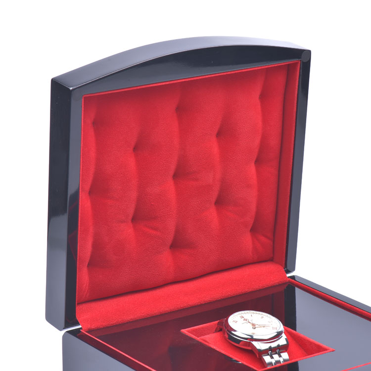 Caja de reloj arqueada pintada de lujo personalizada para el fabricante de envases de regalos en China