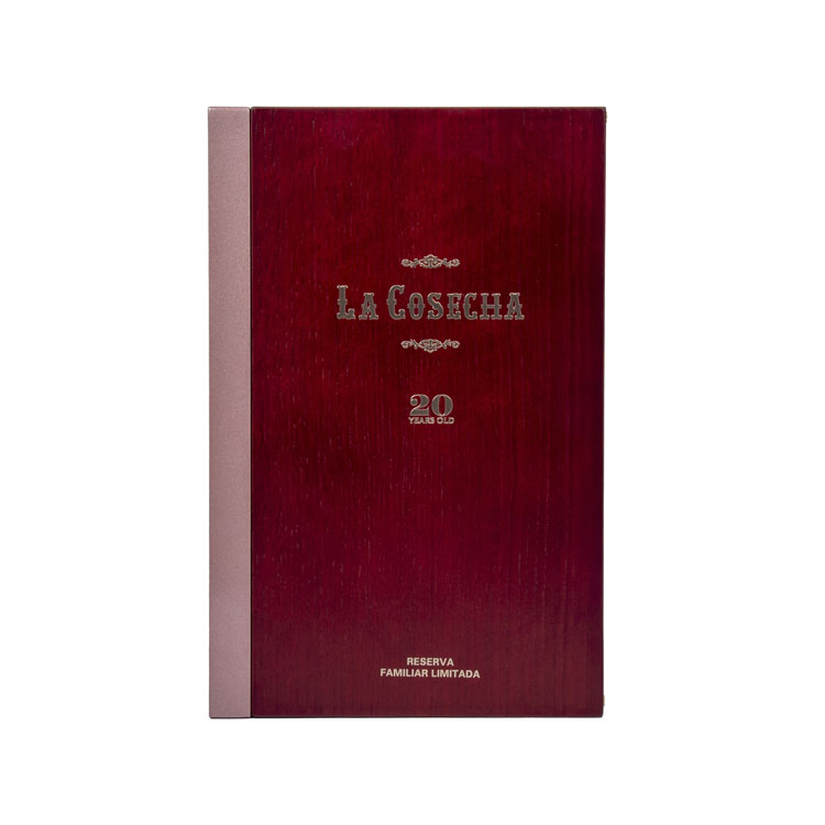 Brandy Botella Vidrio Flip Flap Vino Caja Madera