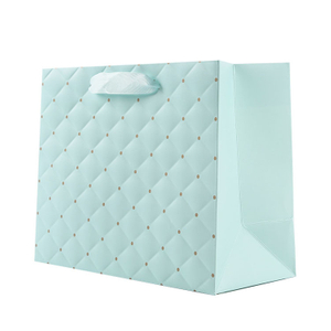 bolsa de papel con cinta en relieve de papel especial