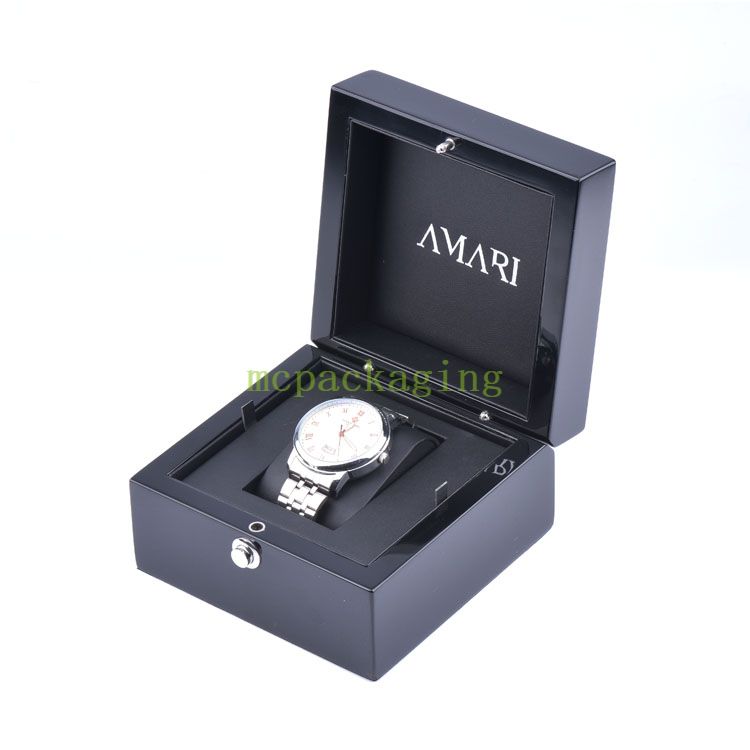 Relojes individuales de lujo de madera, embalaje de exhibición, largo, personalizado, Premium 2 para hombre, adecuado para envío gratis con caja de reloj de madera