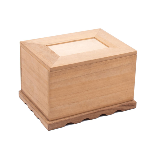 Caja de envasado de regalos de madera de pino inacabado Paulownia