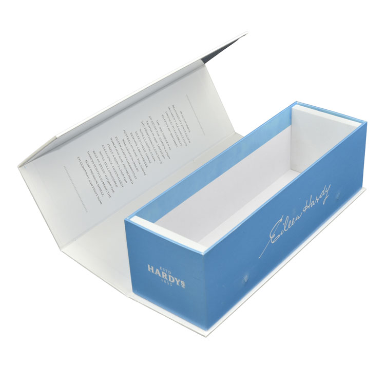 Caja de imán de logotipo personal personalizado lista para enviar una gran caja de regalo de lujo en negro con caja de cierre magnético