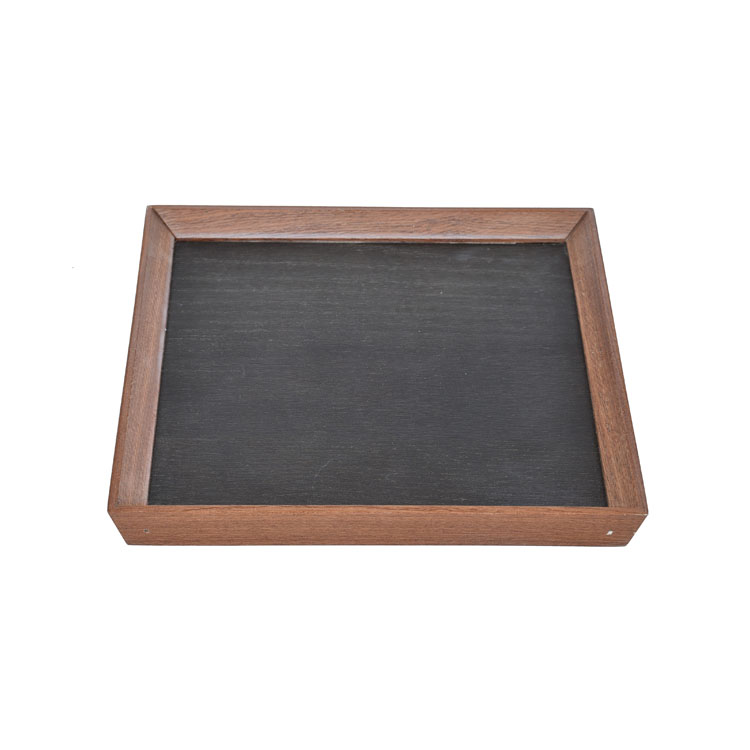 Bandeja de laca de madera MDF Patrón de impresión Hot Selling para restaurantes de hotel al por mayor