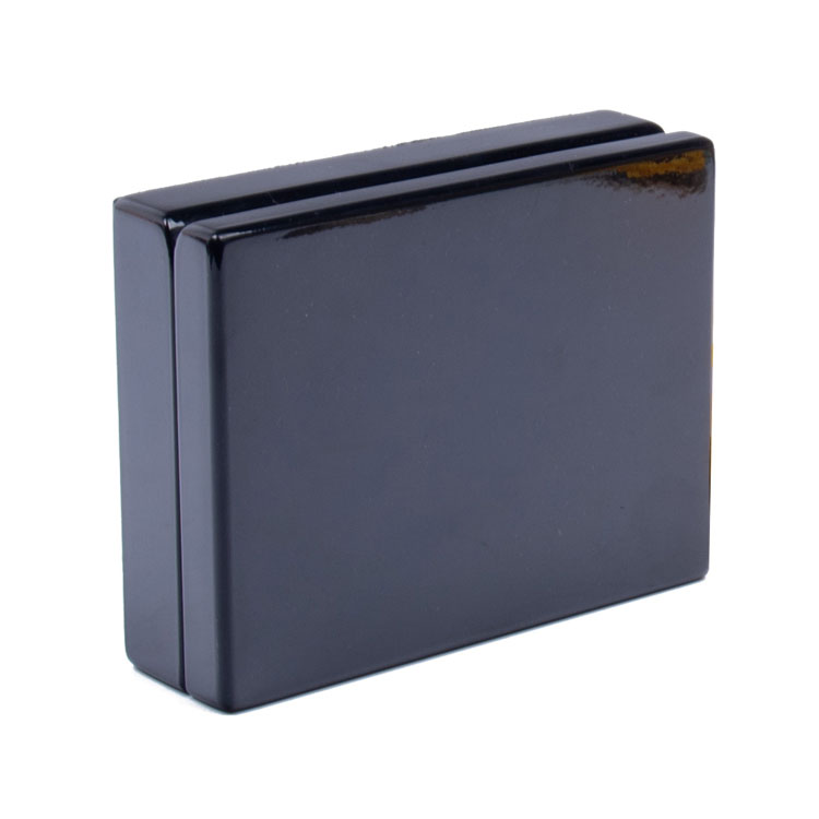 Caja de monedas de madera de reloj de papel de losas de losas de grado