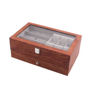 Caja de gafas de sol de madera de cócteles de champán Caja de gafas de sol de madera