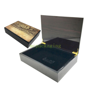 Ksa Jeddah temporada de madera de madera fábrica saudita árabe saudita caja de cita dulce de madera alta brillante para regalo