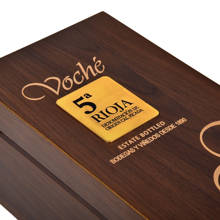 Charcuterie Leatherette Shipper Tornillo Cosmético Cosmética Dec Dec Color Caja de vino de madera de macarrón Unsual