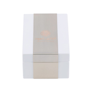 Caja de perfume de 15ml con decoración de placa de metal dorada rosa de estilo árabe