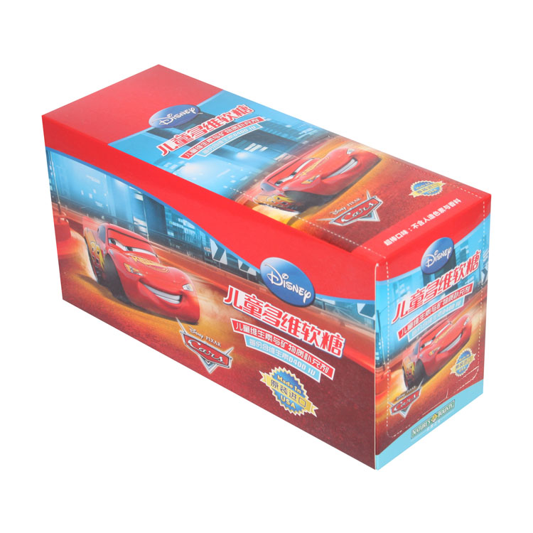 LOGO LOGO ENTRADA DE LA MARCA DE IMPRESIÓN PDQ PANTALLA PAPEL Caja de escritorio corrugado Caja minorista para chocolate cosmético