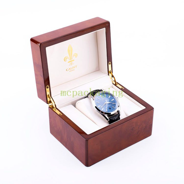 Reloj simple Hotsold en stock Wooden Watch Box