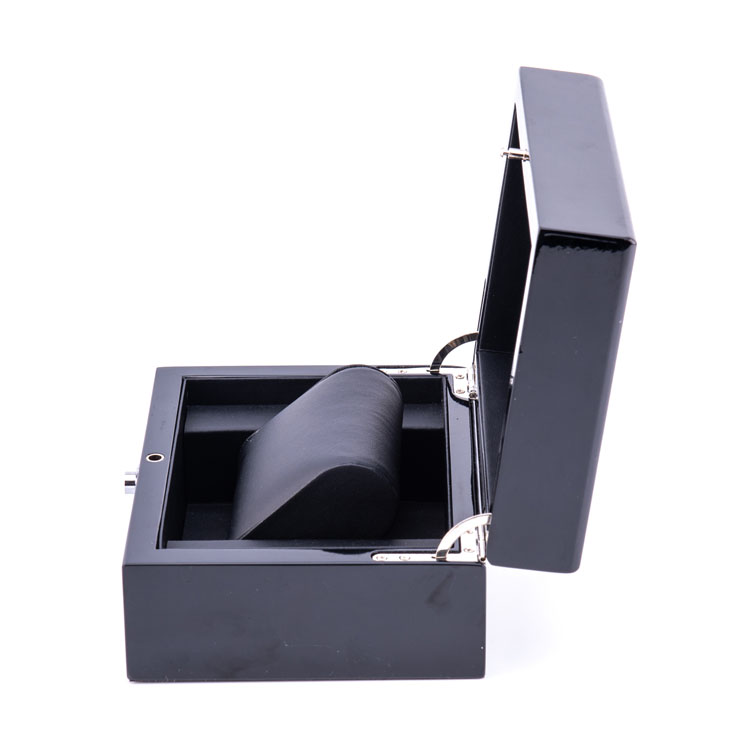 Cajas Cajas de madera brillantes para relojes Caoba Lujo Especial Personalizado Presentación negra Caja de reloj de madera muy altos