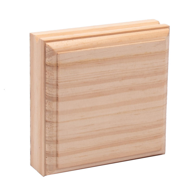 Pulsera de pintura de madera Cabecillo para orejas Cabellón de joyería Caja de regalo de joyería