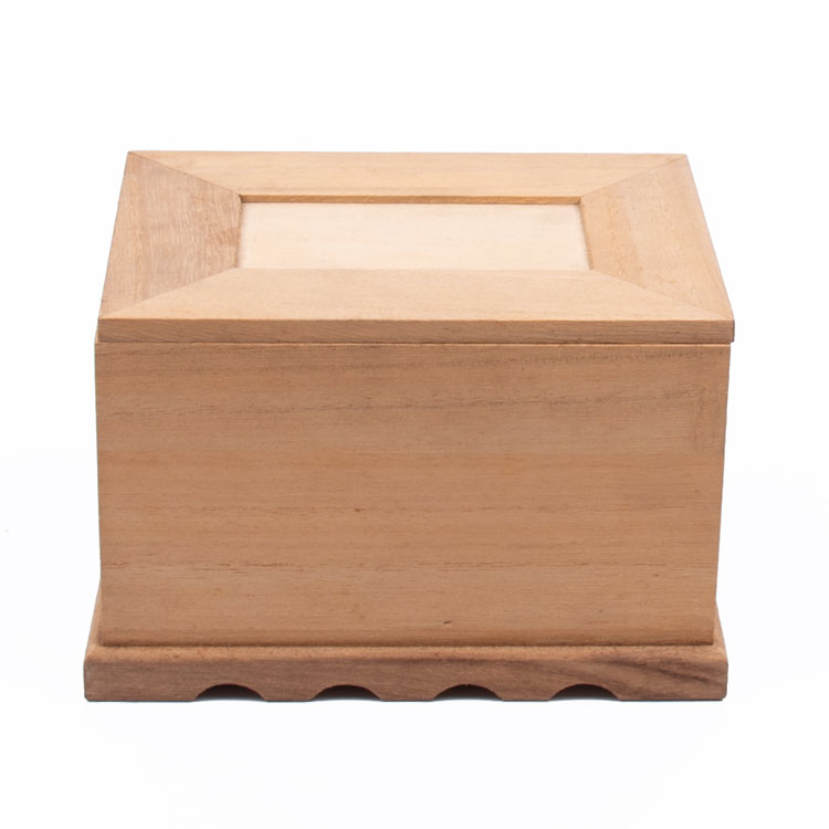 Caja de envasado de regalos de madera de pino inacabado Paulownia