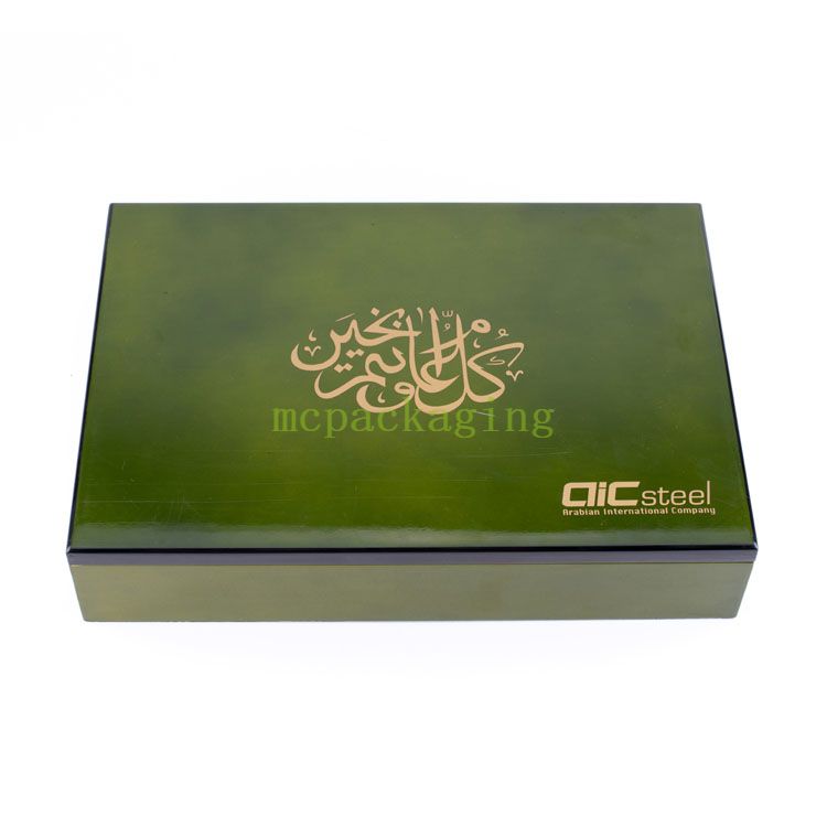 Wooden Box Factory Luxured Luxury personalizado Pinturado de madera de madera Embalaje Guangdong