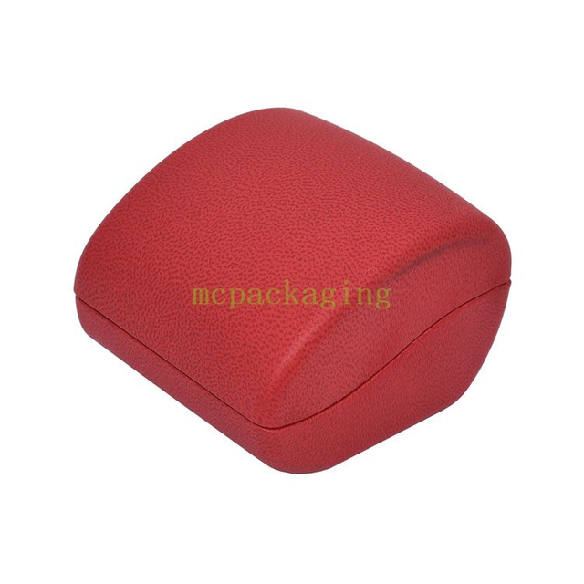 Caja de joyería, caja de almacenamiento para pulsera, collar, pendientes, mango satinado, papel cuadrado, cartón, regalo, caja de embalaje marrón deslizante para joyería