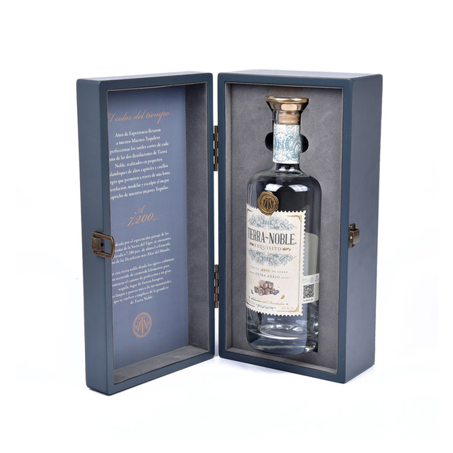 2023 LOGO DE LUXURADO LOGO Lacas de madera Botella de vino de madera Caja de regalo de vino de madera