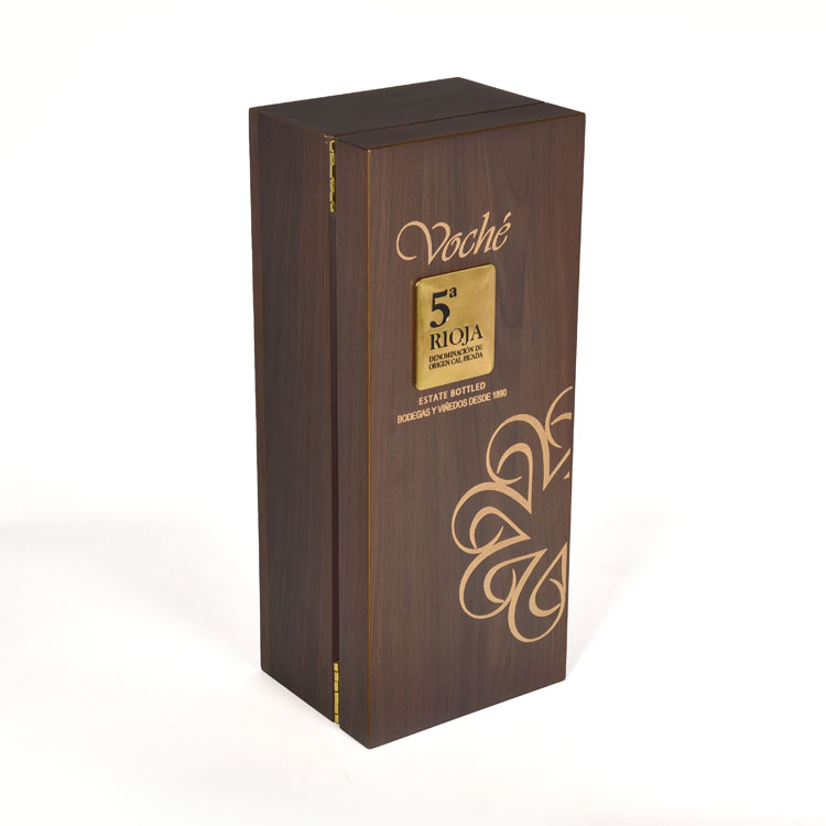 Charcuterie Leatherette Shipper Tornillo Cosmético Cosmética Dec Dec Color Caja de vino de madera de macarrón Unsual