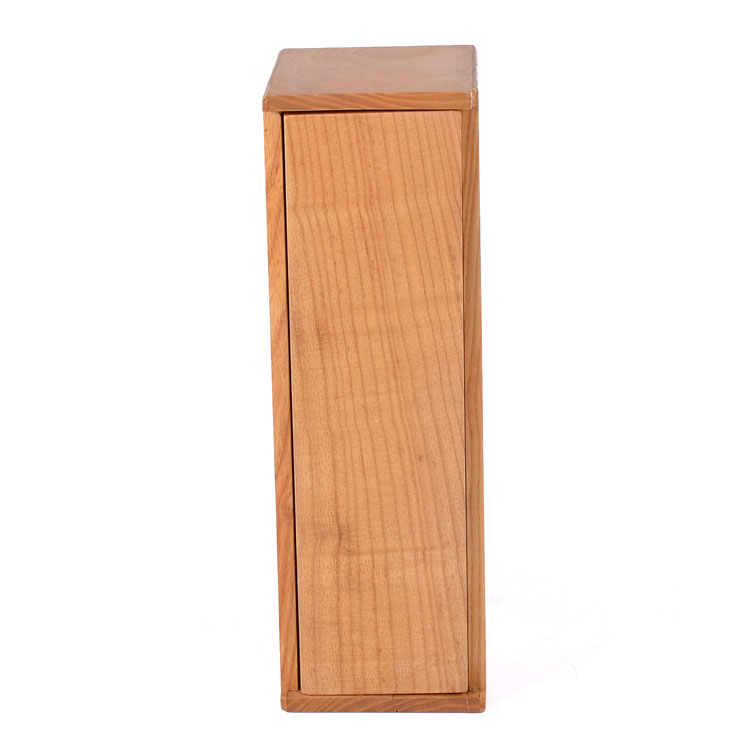 Luxury personalizada de madera personalizada sin copa de vidrio de whisky para la caja de embalaje de madera de regalo