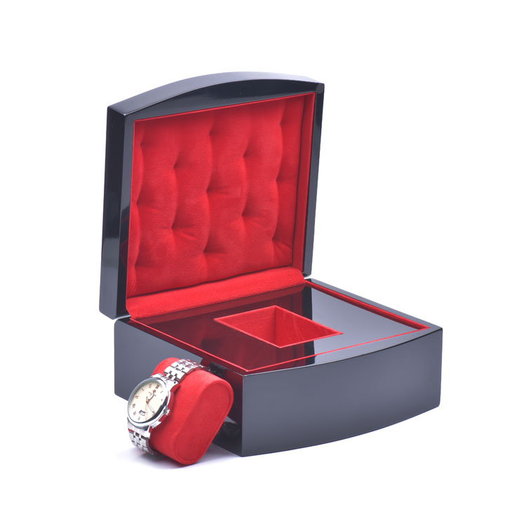 Caja de reloj arqueada pintada de lujo personalizada para el fabricante de envases de regalos en China