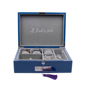 Caja de madera de joyería de pintura de piano de marca famosa de lujo