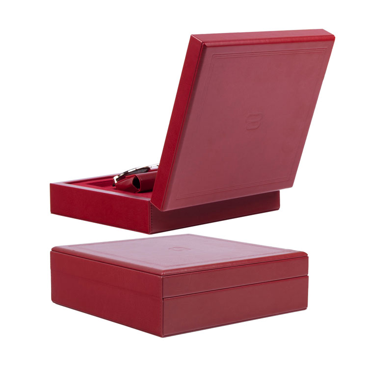 Caja de regalo con juego de gafas de sol de cuero de nuevo diseño