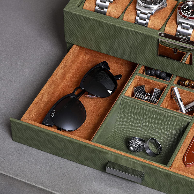 Cajas de presentación de relojes de madera, caja de relojes, caja de madera de lujo para relojes