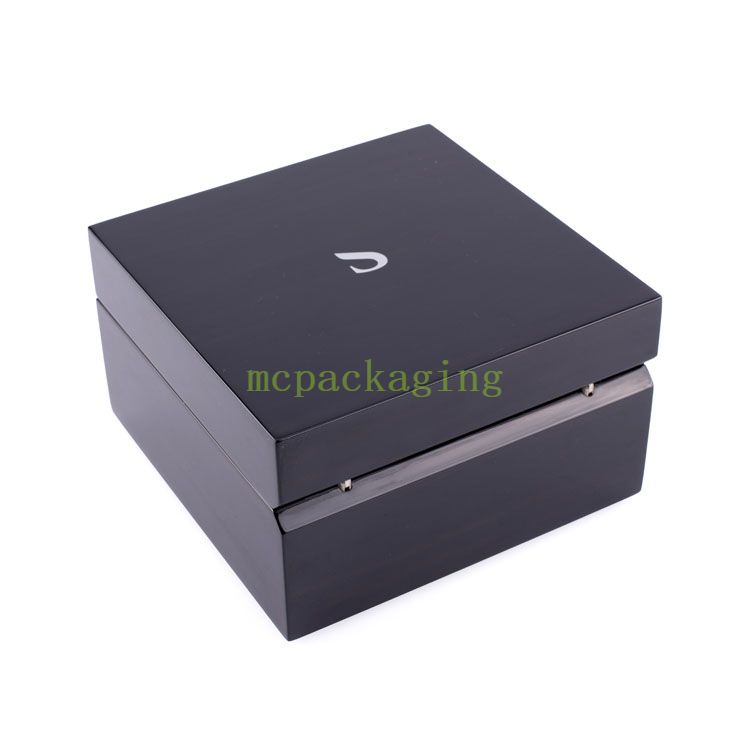 Caja de reloj de empaquetado de la cartulina del regalo del papel de lujo del logotipo personalizado