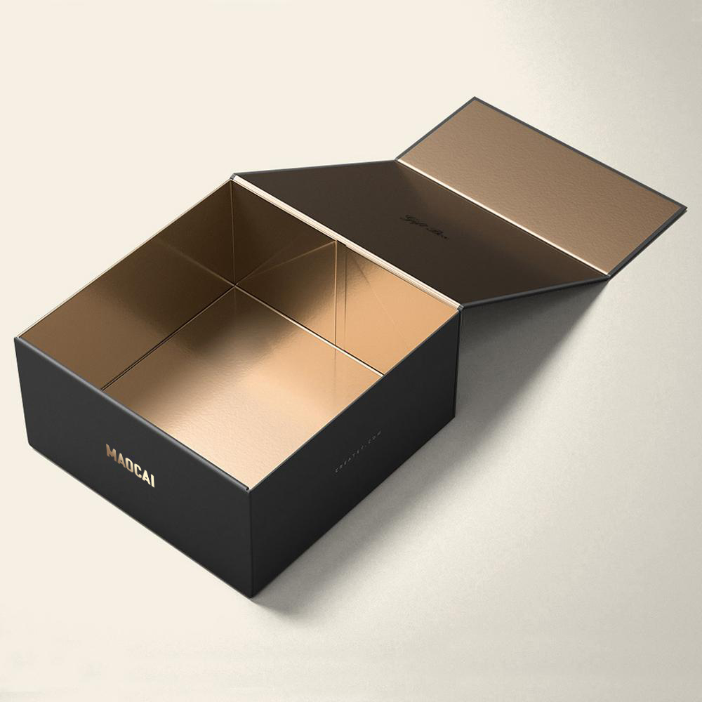 Caja de regalo magnética rígida reciclable personalizada