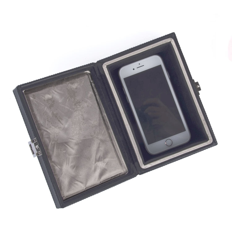 Soporte de tejido de maquillaje de pliegue magnético Caja de regalo de tela anti-interferencia multifunción multifunción
