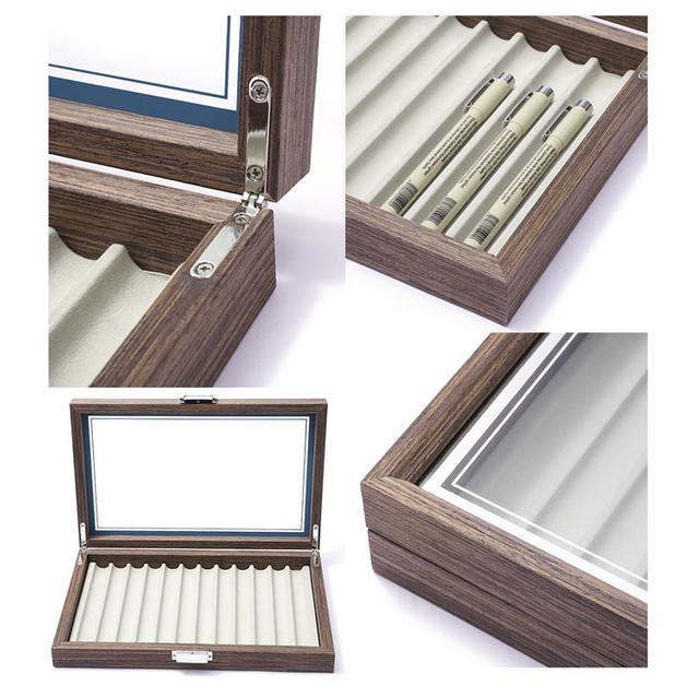 Botella de regalo Botella y Luxury Pleging Wooden Pen con caja para grabar