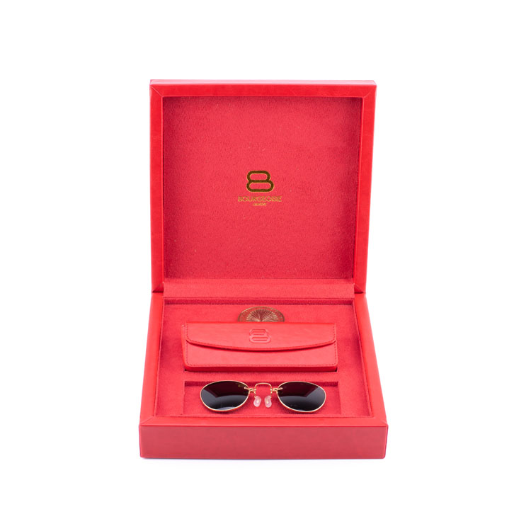 Caja de cajas de embalaje de gafas de sol de lujo de lujo de lujo para regalo