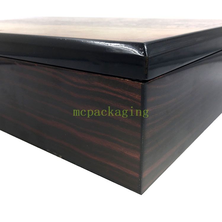 Ksa Jeddah temporada de madera de madera fábrica saudita árabe saudita caja de cita dulce de madera alta brillante para regalo
